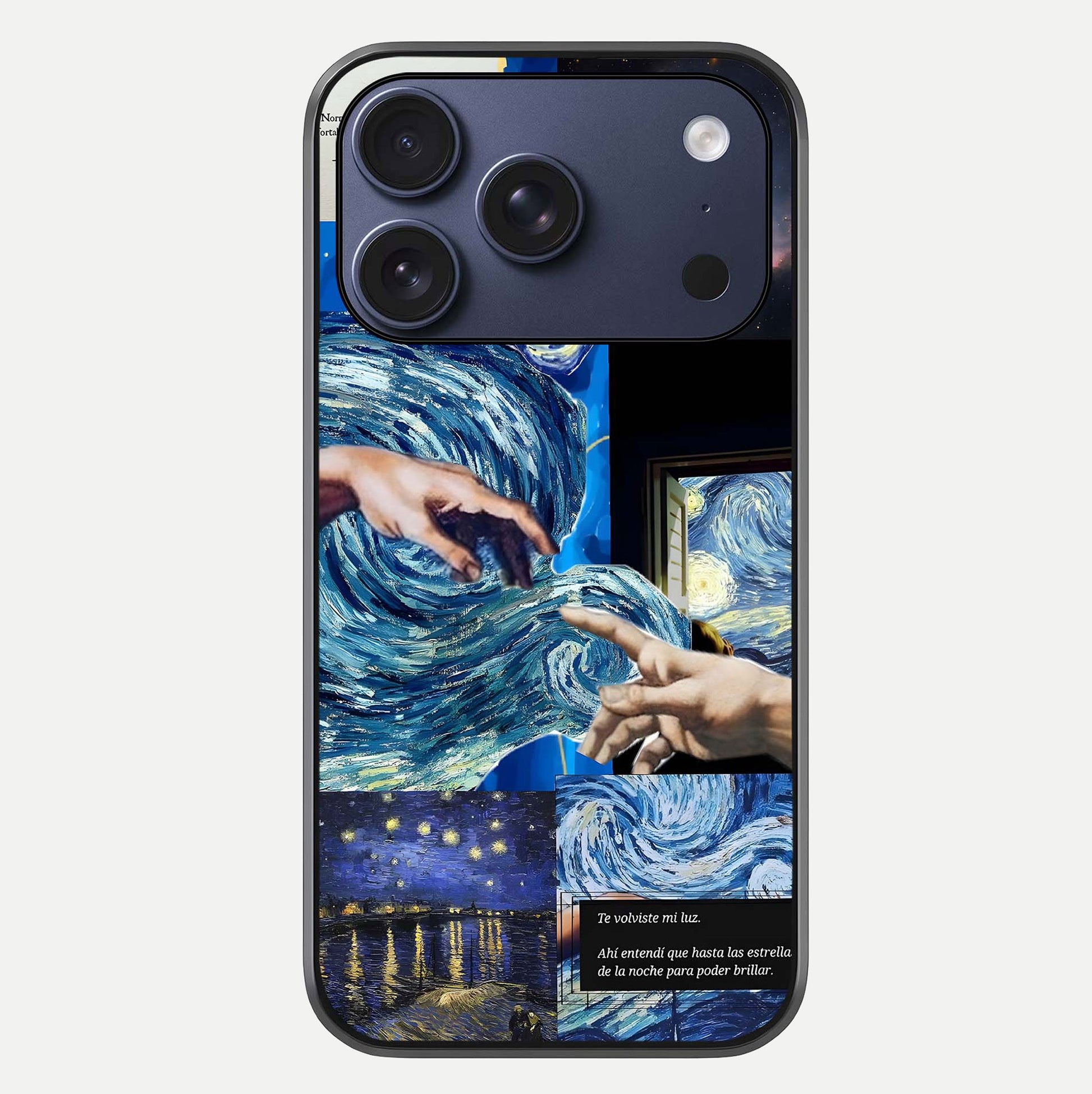 Aesthetic Vando Hands Glass Case For iPhone 16 Pro by Custom World