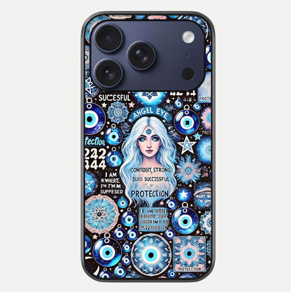 Angel Aura Shield Glass Case For iPhone 16 Pro by Custom World