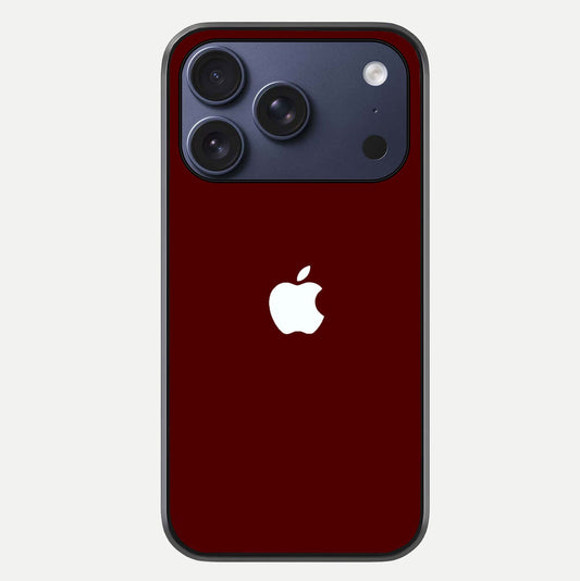 Apple Crimson Core Glass Case For iPhone 16 Pro by Custom World