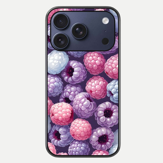Berry Candy Pop Glass Case For iPhone 16 Pro by Custom World