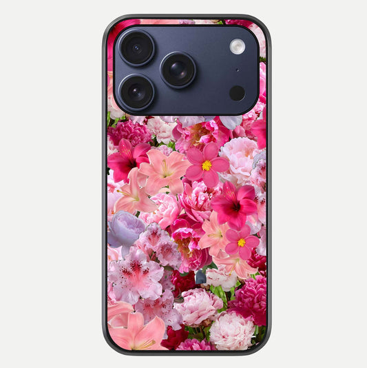 Bloom Crush Fantasy Glass Case For iPhone 16 Pro by Custom World