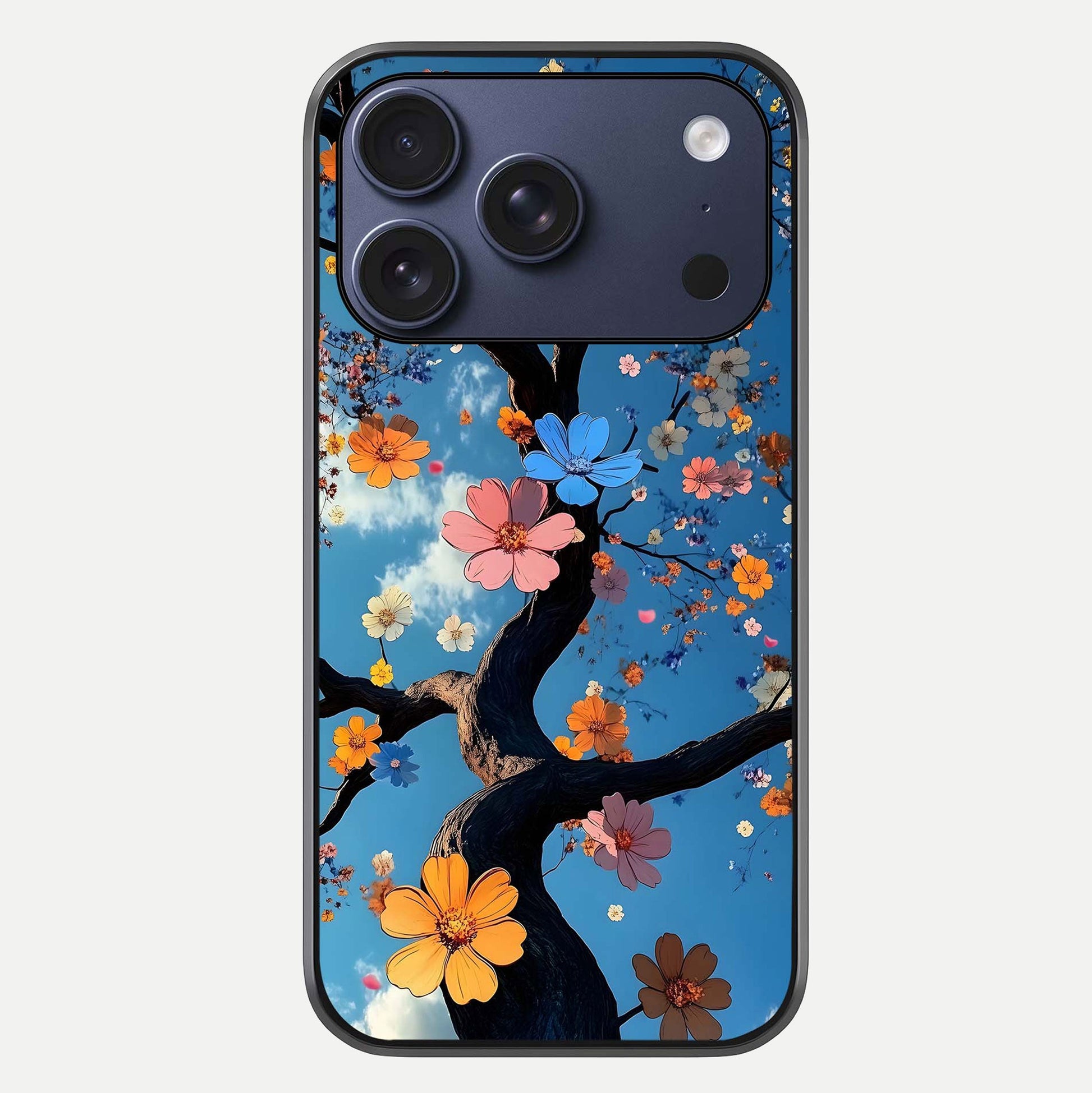 Blossom Dream Sky Glass Case For iPhone 17 Pro by Custom World