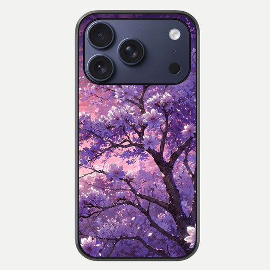 Blossom Tree Glass Case For iPhone 16 Pro by Custom World