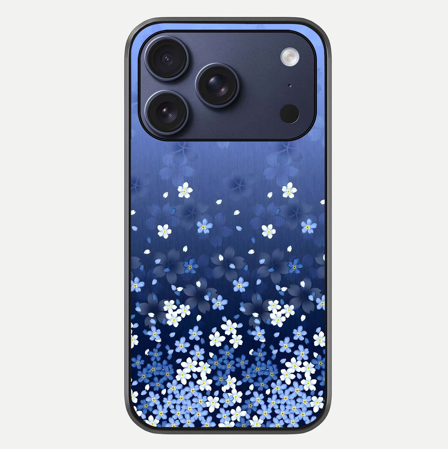 Blue Starry Glass Case For iPhone 16 Pro by Custom World