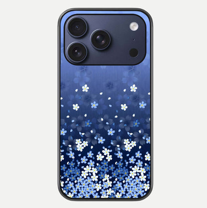Blue Starry Glass Case For iPhone 16 Pro by Custom World