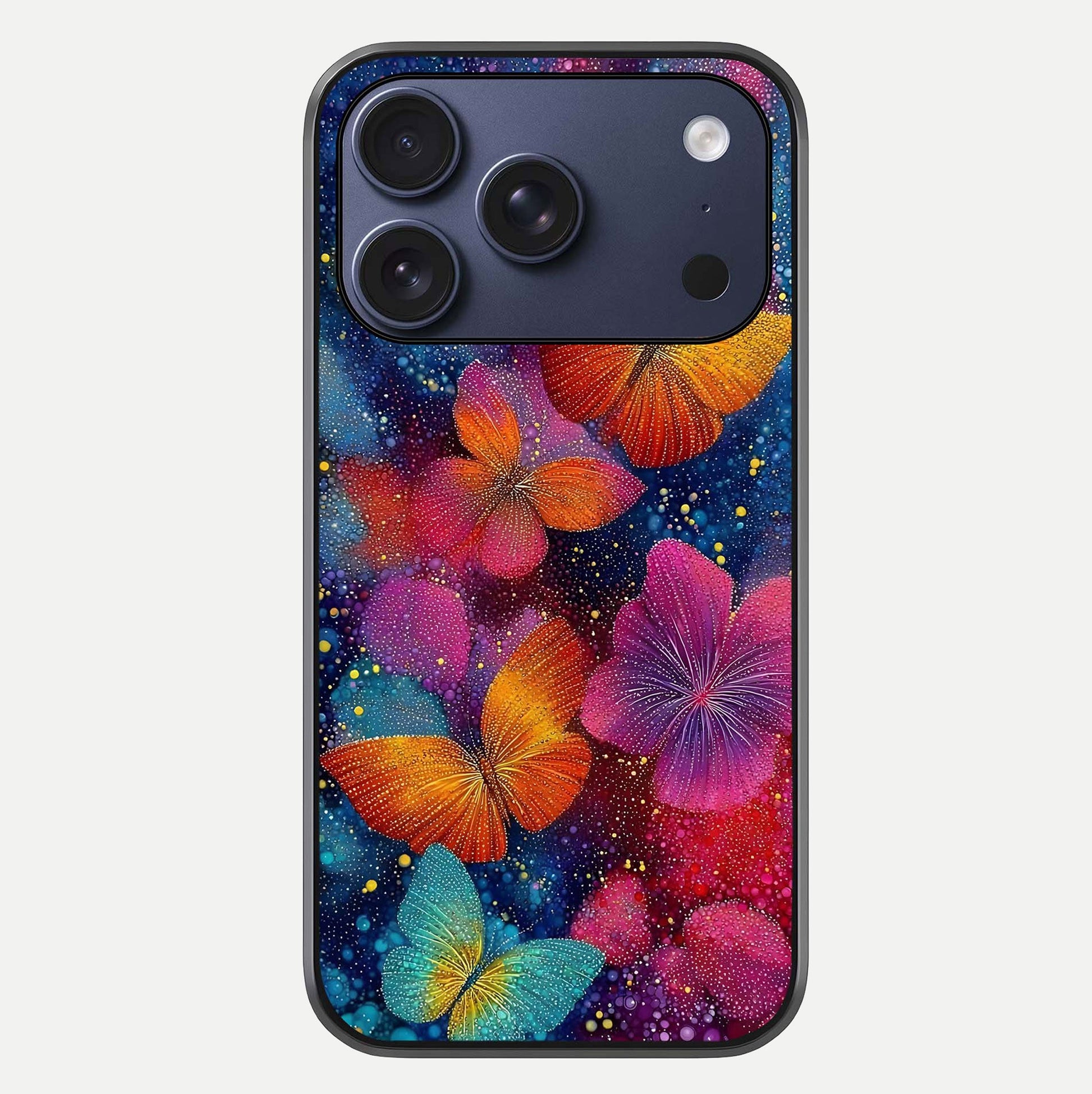 Butterfly Dream Mist Glass Case For iPhone 17 Pro by Custom World