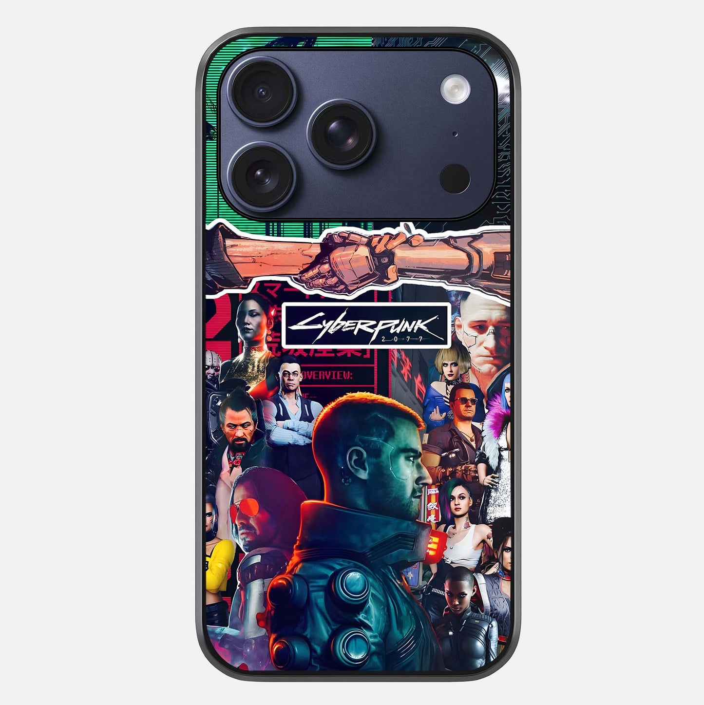 CYBERPUNK Legacy Glass Case For iPhone 17 Pro by Custom World