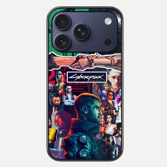 CYBERPUNK Legacy Glass Case For iPhone 17 Pro by Custom World