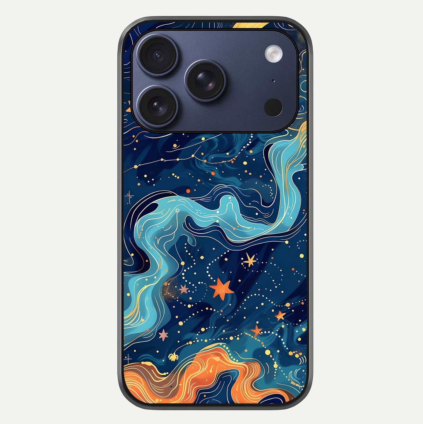 Celestial Dream Flow Glass Case For iPhone 17 Pro by Custom World