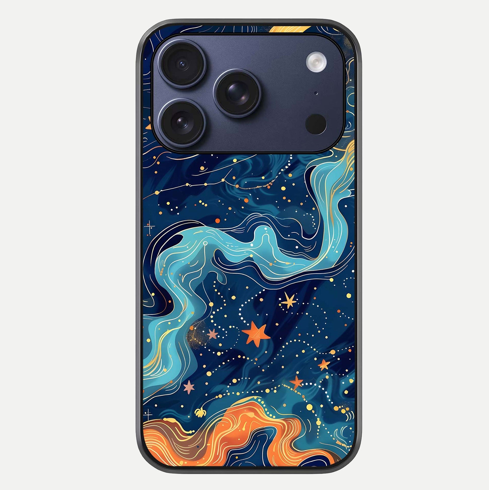 Celestial Dream Flow Glass Case For iPhone 17 Pro by Custom World