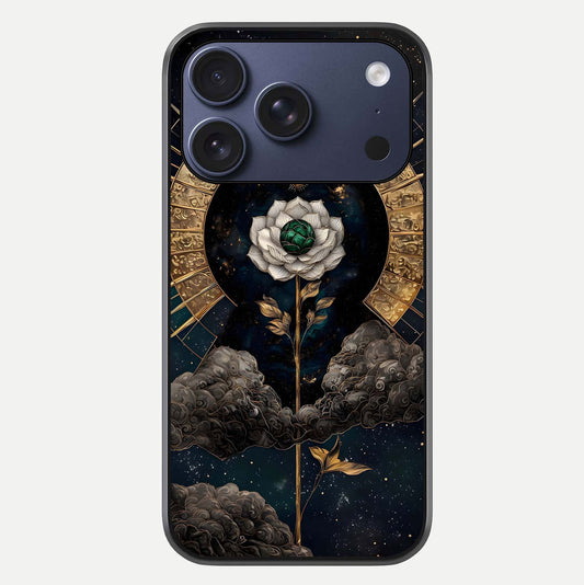 Celestial Lotus Morang Glass Case For iPhone 17 Pro by Custom World
