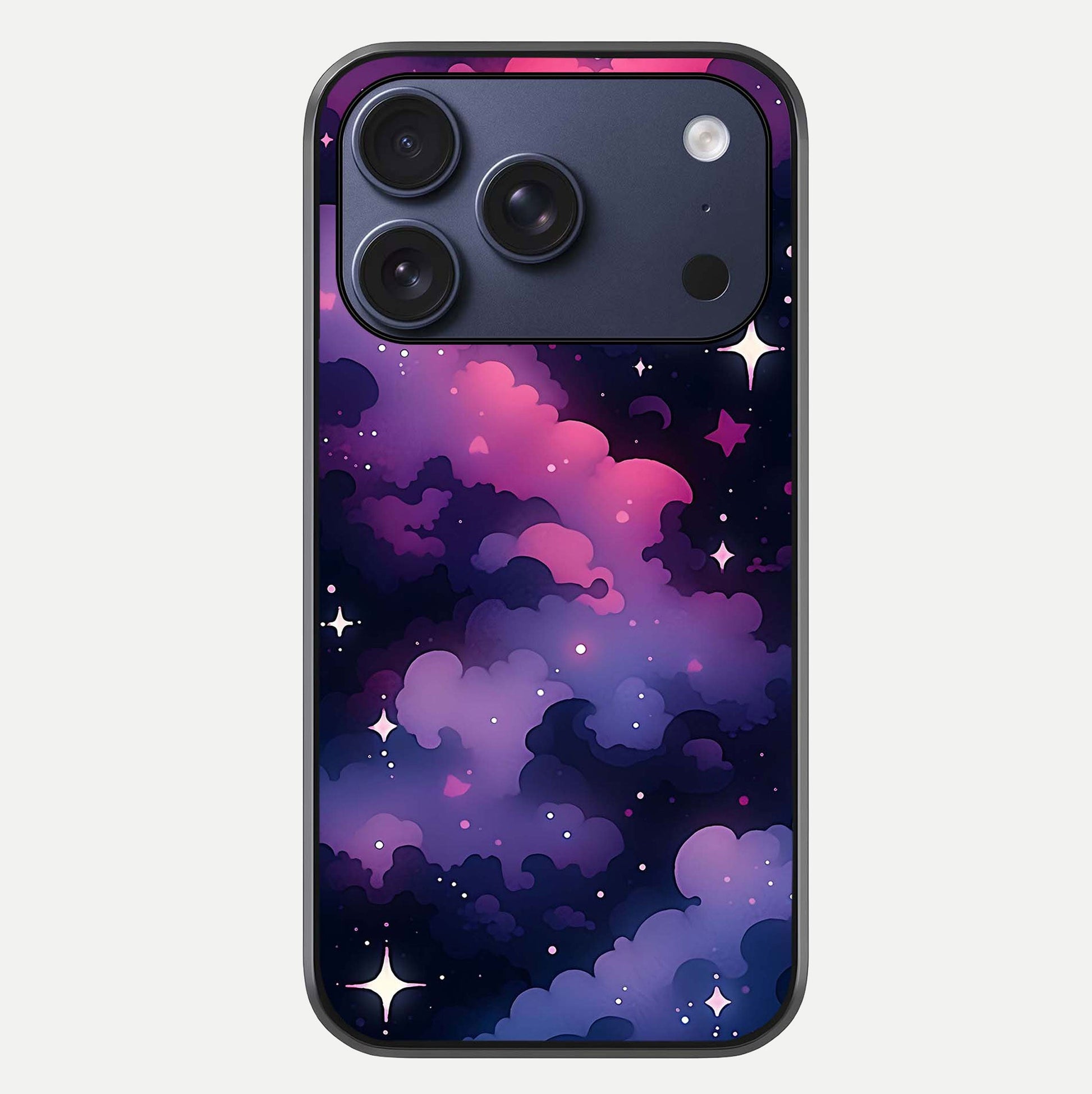 Celestial Moon Magic Glass Case For iPhone 17 Pro by Custom World