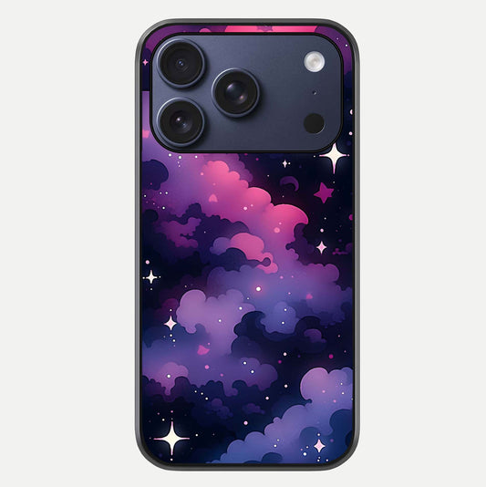 Celestial Moon Magic Glass Case For iPhone 17 Pro by Custom World