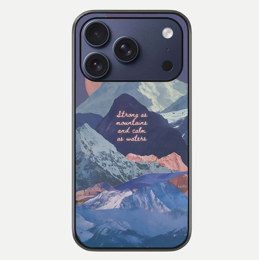 Celestial Mountain Calm Glass Case For iPhone 17 Pro by Custom World