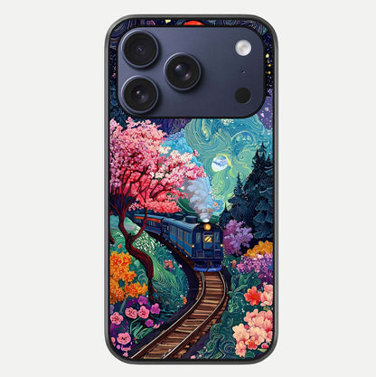 Celestial Train Journey Glass Case For iPhone 17 Pro by Custom World