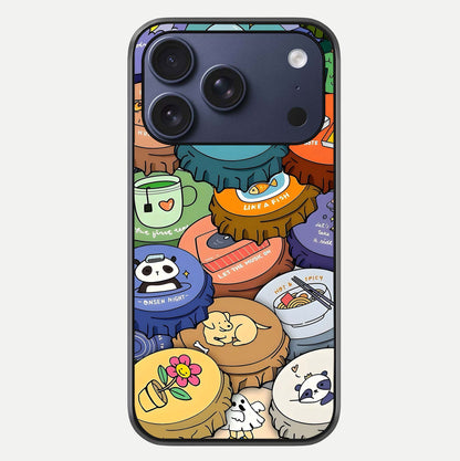 Coins Patterns Glass Case For iPhone 17 Pro by Custom World