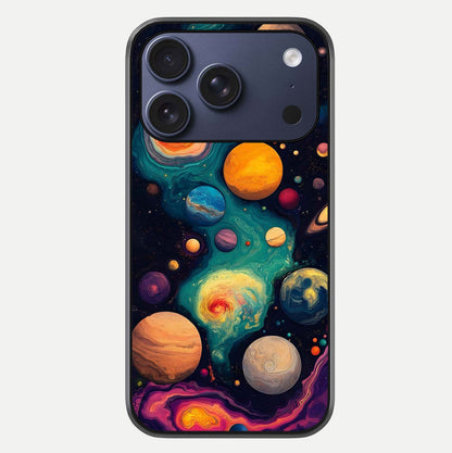Cosmic Planet Journey Glass Case For iPhone 17 Pro by Custom World