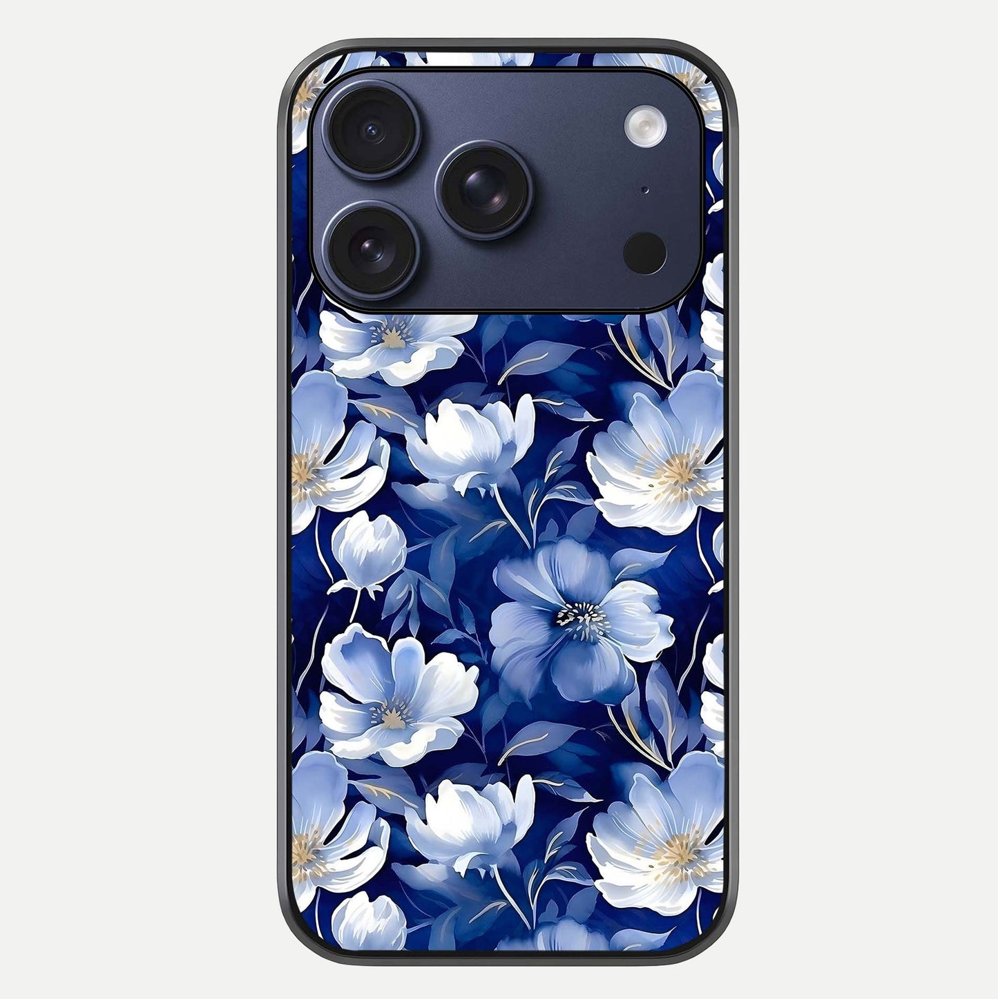 Cute Floral Patterns Glass Case For iPhone 17 Pro by Custom World