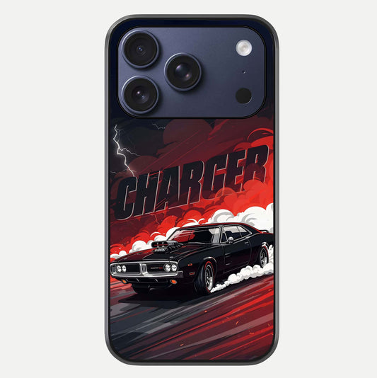 Dark Charger Fury Glass Case For iPhone 17 Pro by Custom World