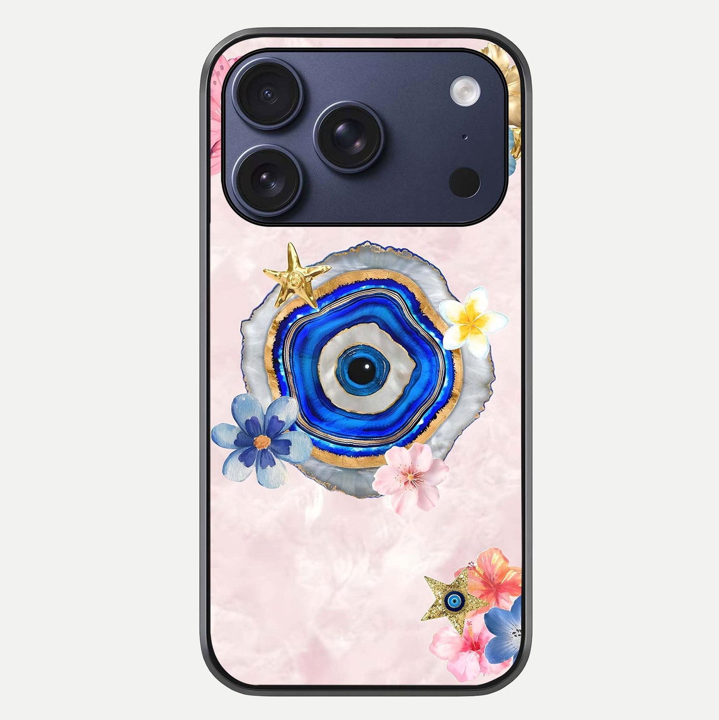 Divine Aura Bloom Glass Case For iPhone 17 Pro by Custom World