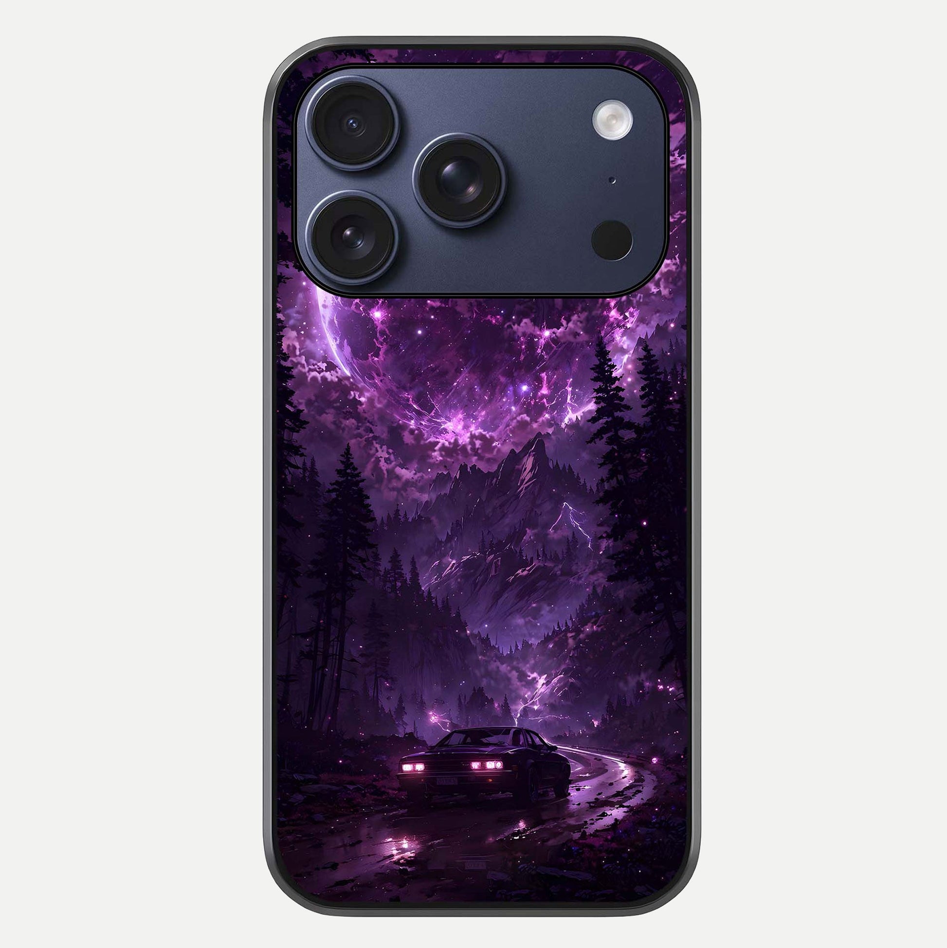 Eternal Cosmic Drive Glass Case For iPhone 17 Pro by Custom World