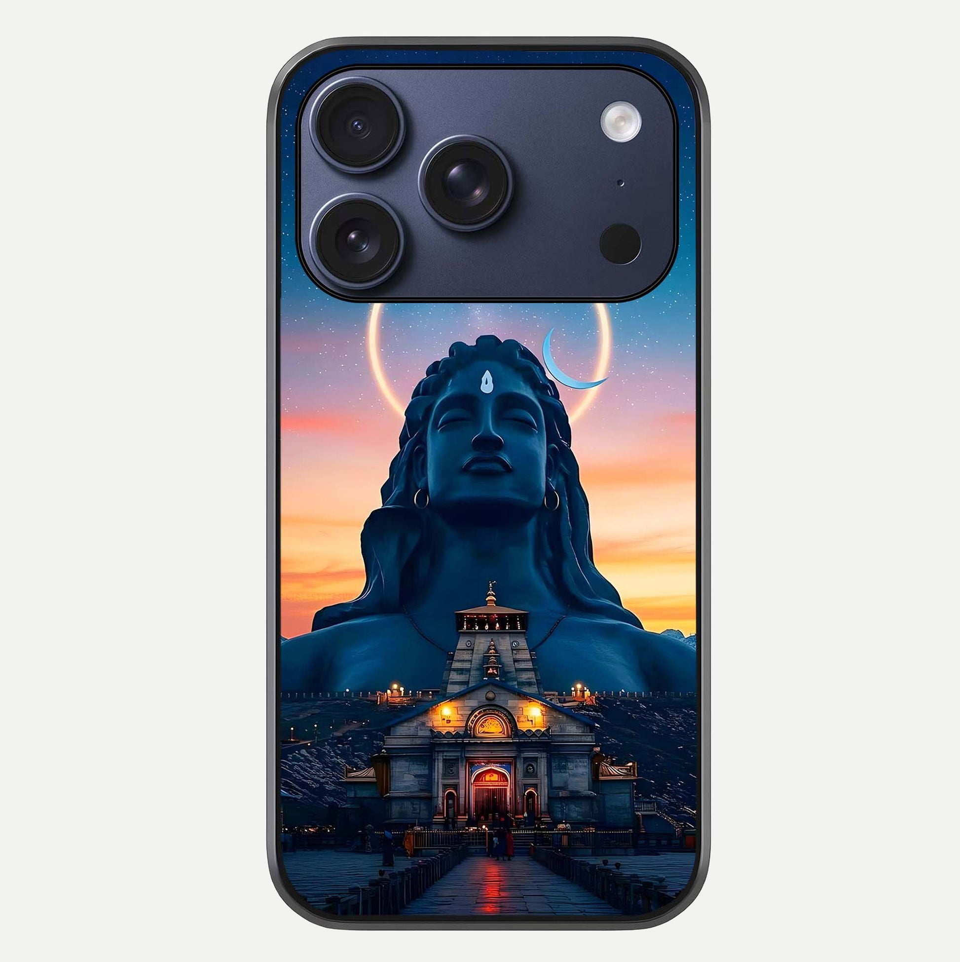 Eternal Shiva Aura Glass Case For iPhone 17 Pro by Custom World
