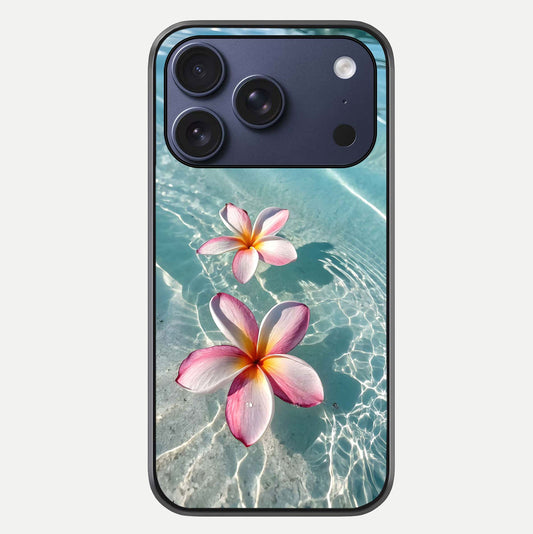 Floating Bloom Bliss Glass Case For iPhone 17 Pro by Custom World