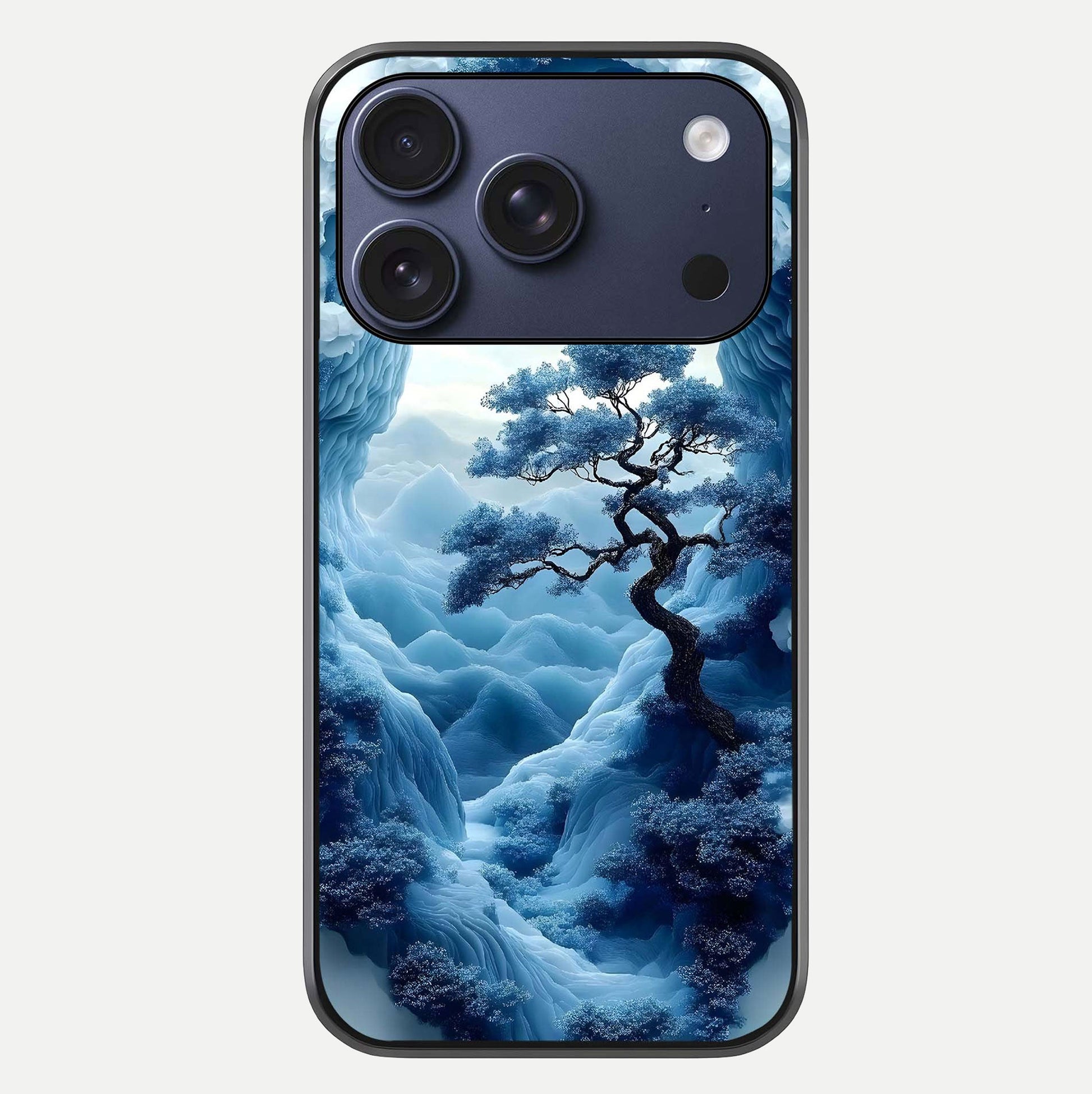 Frozen Serenity Gate Glass Case For iPhone 17 Pro by Custom World