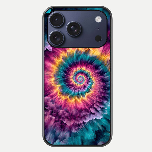 Galactic Spiral Burst Glass Case For iPhone 17 Pro by Custom World