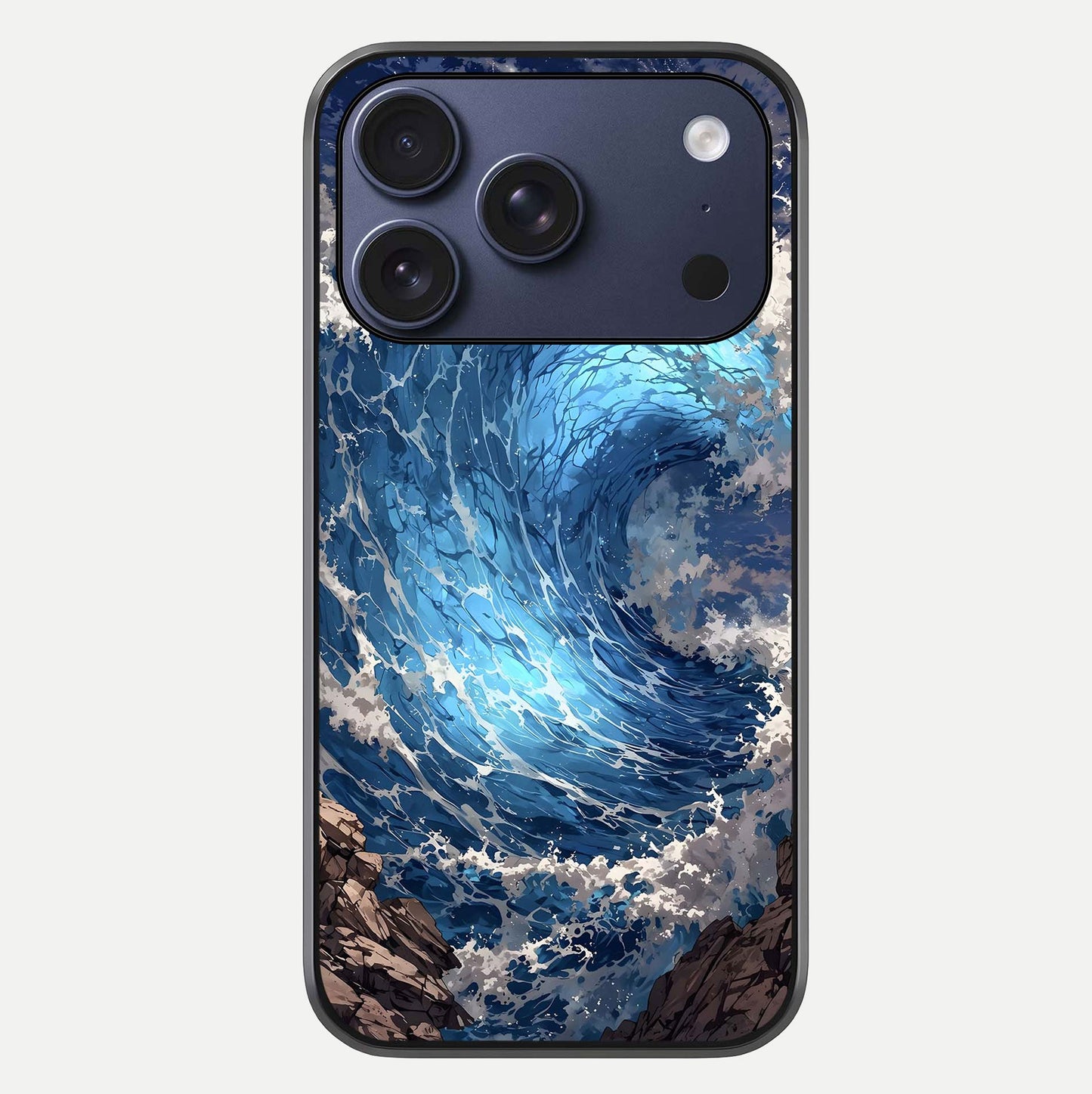 Giant Ocean Wave Glass Case For iPhone 17 Pro by Custom World