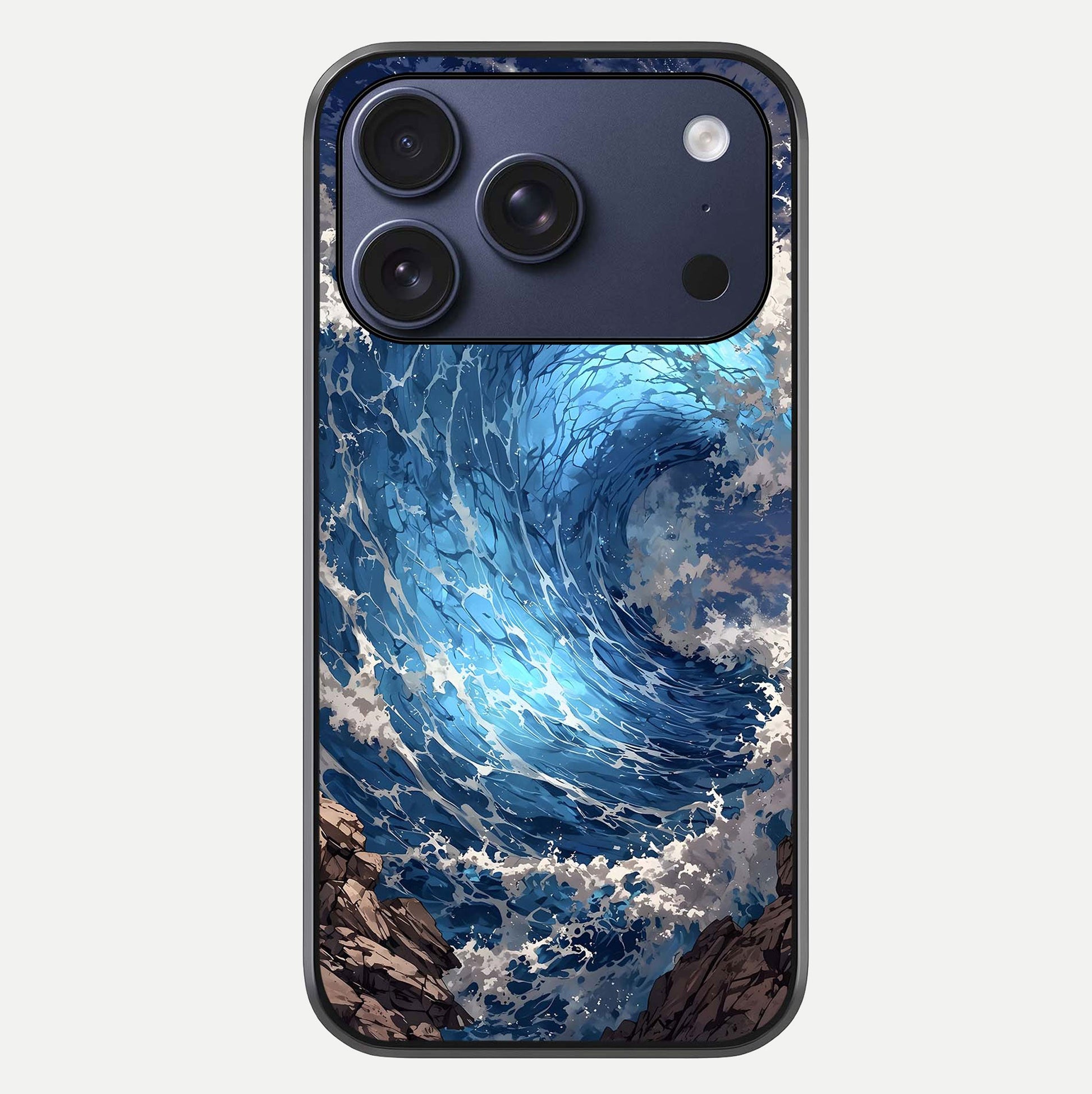 Giant Ocean Wave Glass Case For iPhone 17 Pro by Custom World