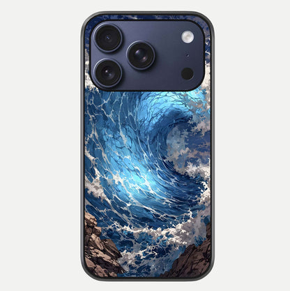 Giant Ocean Wave Glass Case For iPhone 17 Pro by Custom World