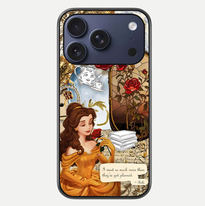 Golden Dream Belle Glass Case For iPhone 17 Pro by Custom World