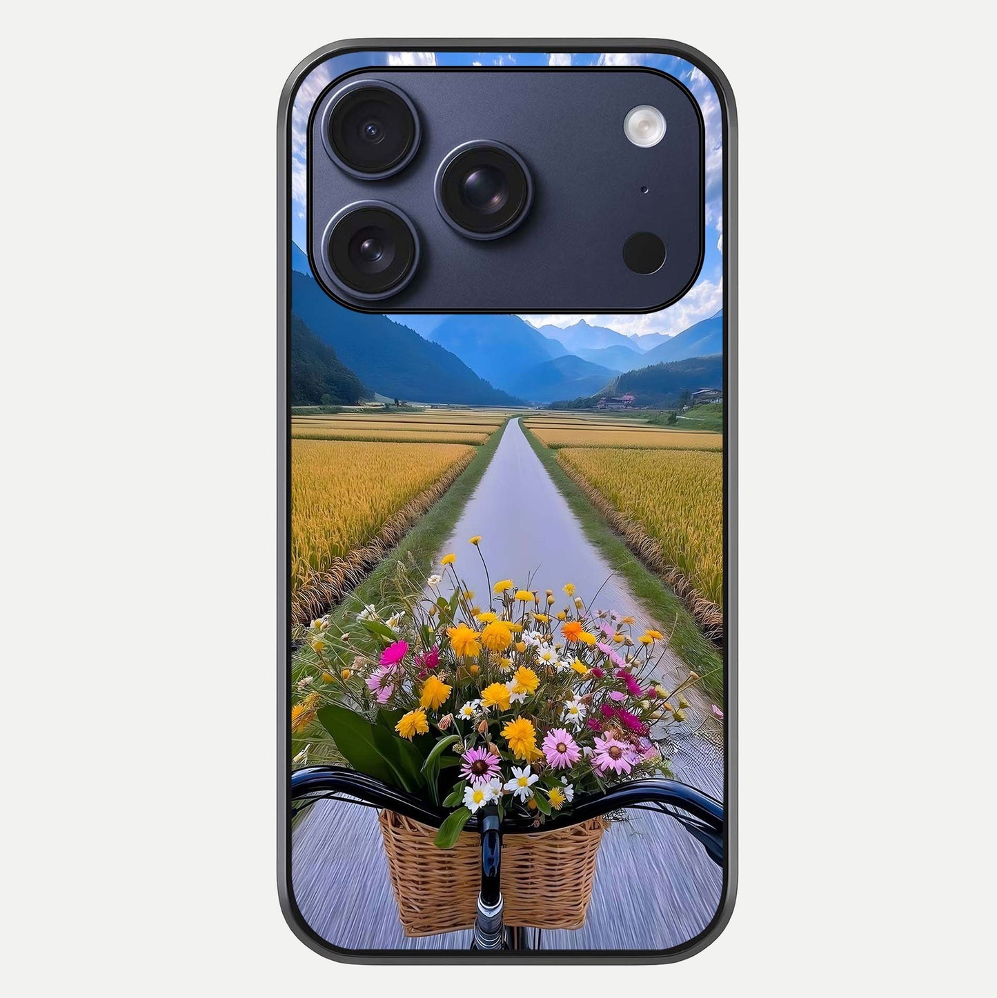 Golden Field Journey Glass Case For iPhone 17 Pro by Custom World