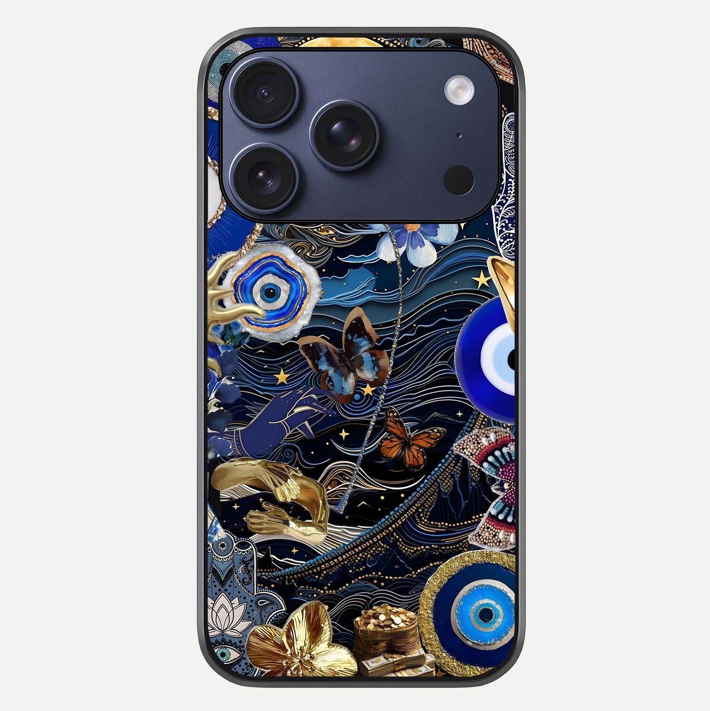 Golden Moon Magic Glass Case For iPhone 17 Pro by Custom World