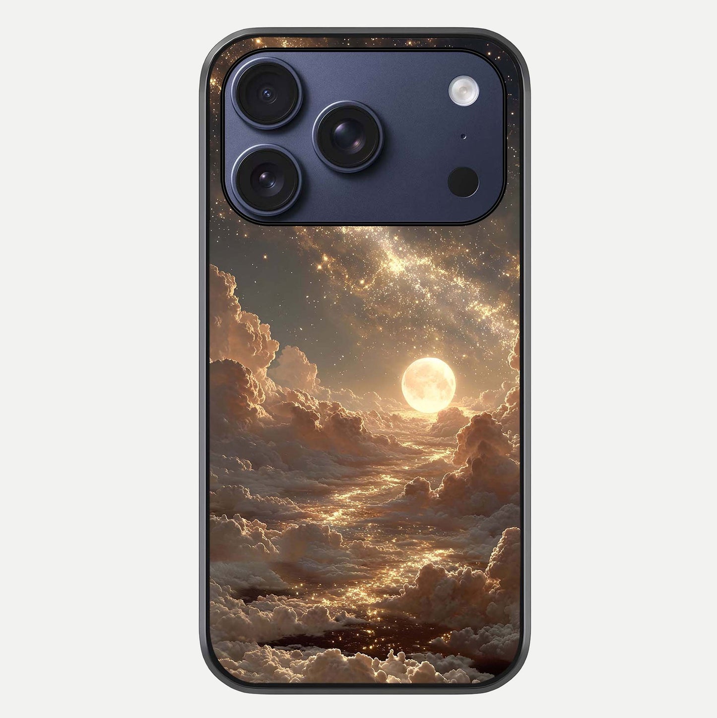 Golden Sky Dream Glass Case For iPhone 17 Pro by Custom World