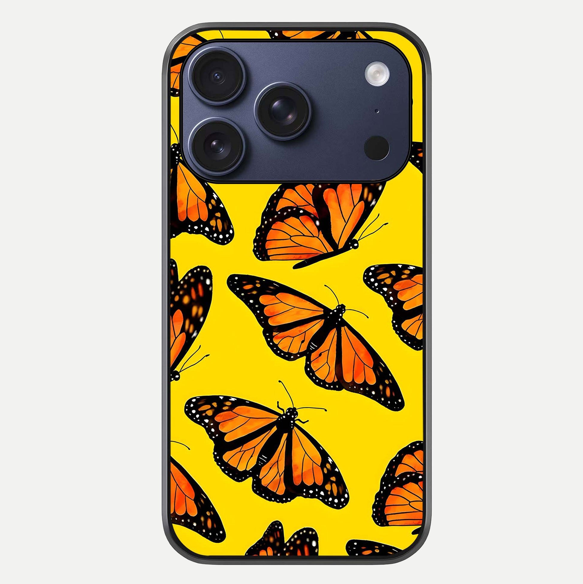 Golden Wing Flight Glass Case For iPhone 17 Pro by Custom World
