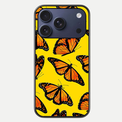 Golden Wing Flight Glass Case For iPhone 17 Pro by Custom World