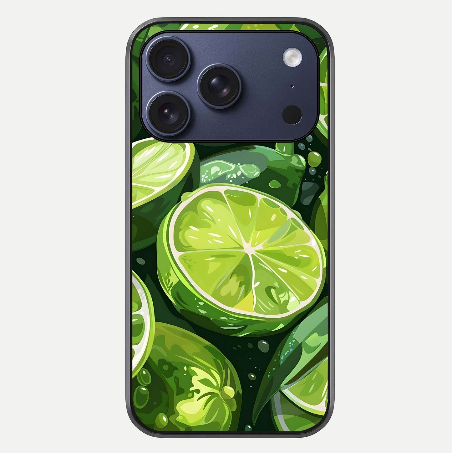 Green Lemon Glass Case For iPhone 17 Pro by Custom World