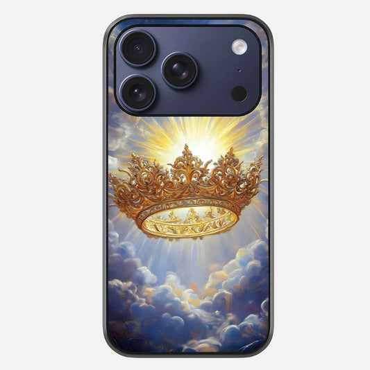 Heavenly Crown Light Glass Case For iPhone 17 Pro by Custom World