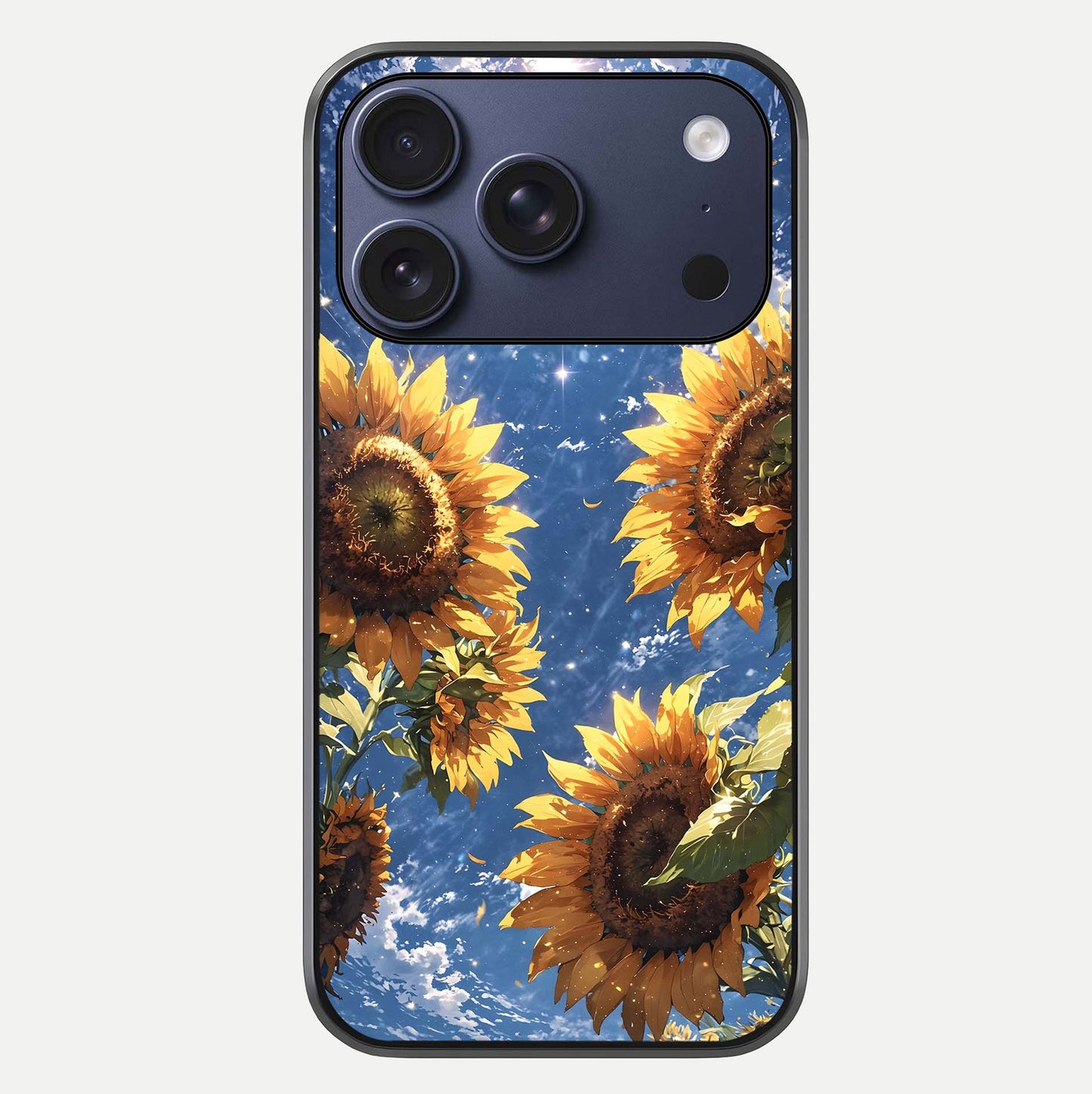 Heavenly Sunflower Rise Glass Case For iPhone 17 Pro by Custom World