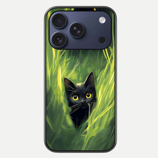Hidden Cat Whisper Glass Case For iPhone 17 Pro by Custom World