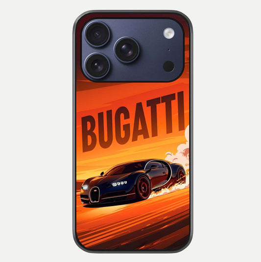 Inferno Bugatti Storm Glass Case For iPhone 17 Pro by Custom World