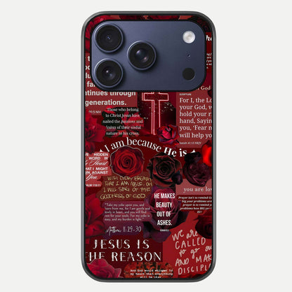 Jesus Love Heals Glass Case For iPhone 17 Pro by Custom World