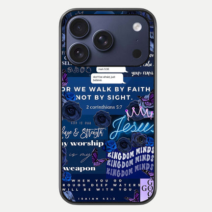 Kingdom Faith Glow Glass Case For iPhone 17 Pro by Custom World