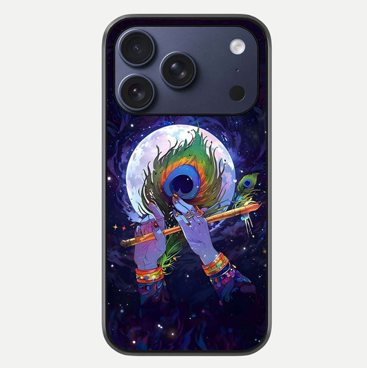 Krishna Hands Art Glass Case For iPhone 17 Pro by Custom World
