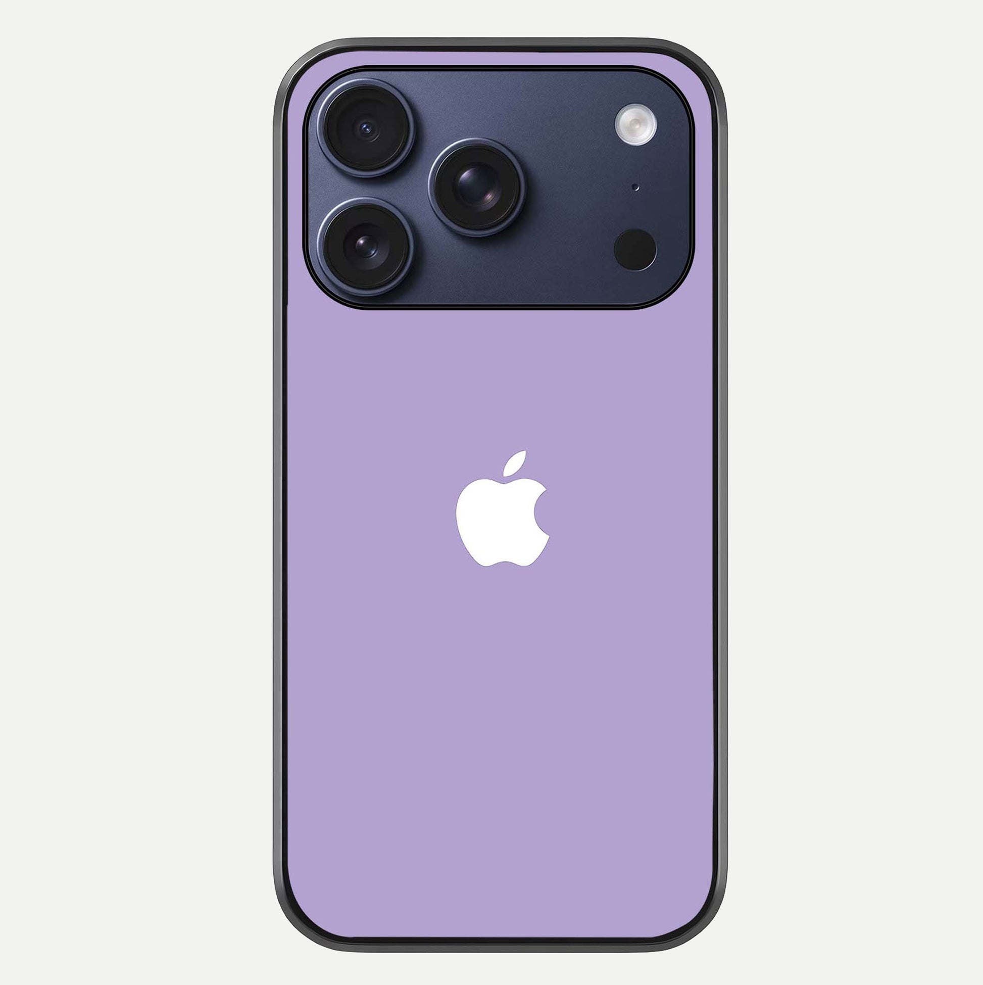 Lavender Soft Minimal Glass Case For iPhone 17 Pro by Custom World