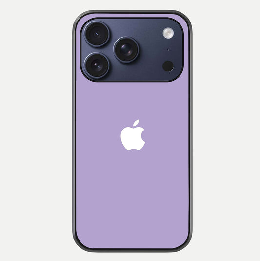Lavender Soft Minimal Glass Case For iPhone 17 Pro by Custom World
