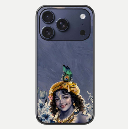 Lord Krishna Glass Case For iPhone 17 Pro by Custom World