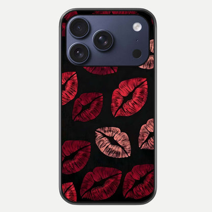 Midnight Kiss Love Glass Case For iPhone 17 Pro by Custom World